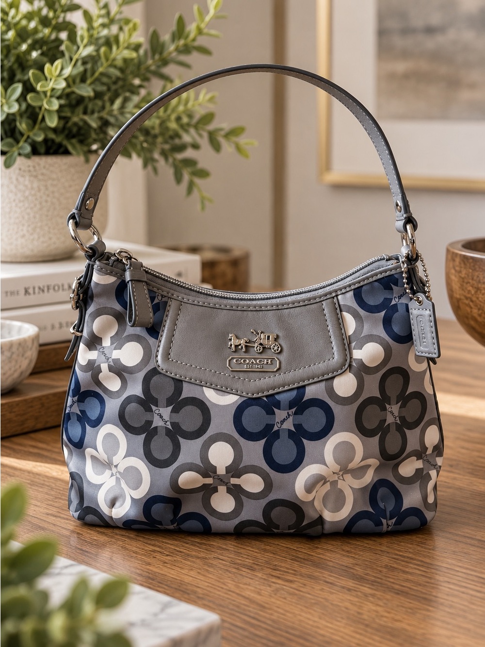 Coach Madison Clover Top Handle Bag